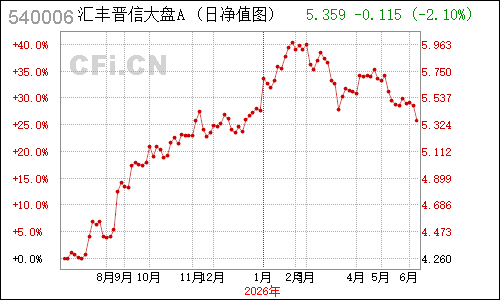 496206N汇丰晋信大盘净值走势