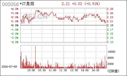 000056深国商分时行情
