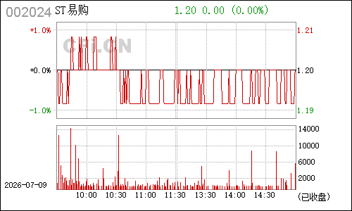 002024苏宁电器分时行情